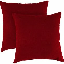 Jordan Manufacturing Custom Order Cushions Outdoor 18" Accessory Throw Pillows-MCHUSK BERRY RICHLOOM