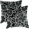 Jordan Manufacturing Outdoor 18" Accessory Throw Pillows-HALSEY SHADOW RICHLOOM