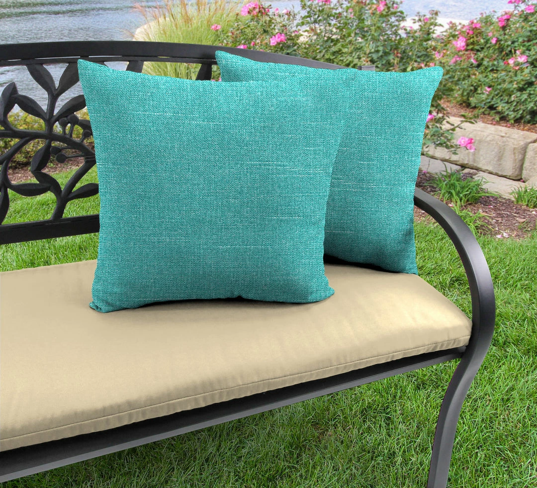 Jordan Manufacturing Outdoor 18" Accessory Throw Pillows-TORY CARIBE RICHLOOM 2 Jordan Manufacturing Outdoor 18" Accessory Throw Pillows-TORY CARIBE RICHLOOM