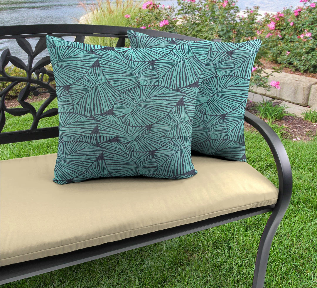 Jordan Manufacturing Outdoor 18" Accessory Throw Pillows-TALIA CARIBE RICHLOOM 2 Jordan Manufacturing Outdoor 18" Accessory Throw Pillows-TALIA CARIBE RICHLOOM
