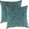 Jordan Manufacturing Outdoor 18" Accessory Throw Pillows-TALIA CARIBE RICHLOOM