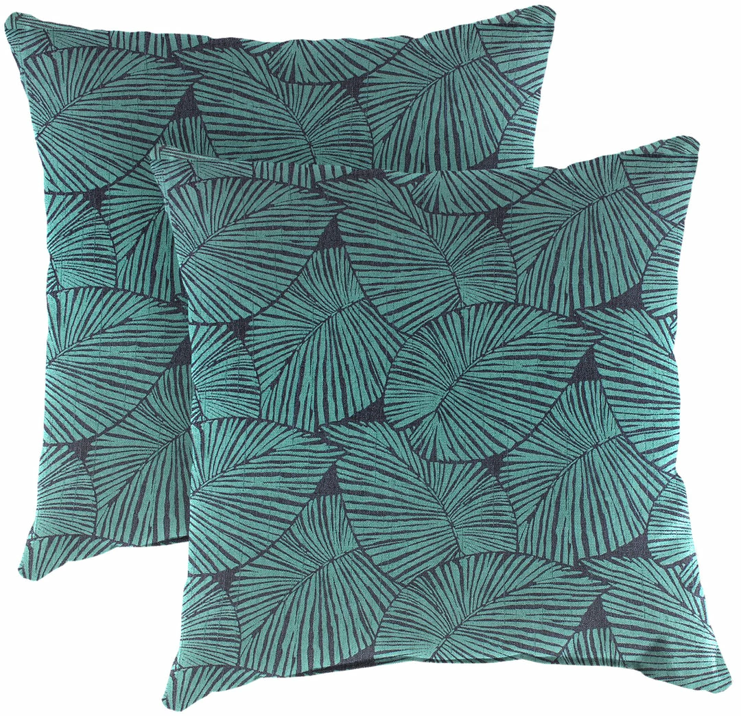Jordan Manufacturing Outdoor 18" Accessory Throw Pillows-TALIA CARIBE RICHLOOM 1 Jordan Manufacturing Outdoor 18" Accessory Throw Pillows-TALIA CARIBE RICHLOOM