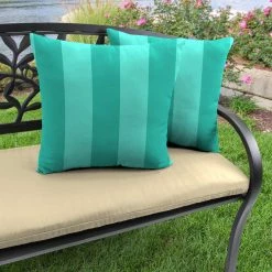 Jordan Manufacturing Custom Order Cushions Outdoor 18" Accessory Throw Pillows-PREVIEW LAGOON