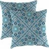Jordan Manufacturing Outdoor 18" Accessory Throw Pillows-MEDLO BAY RICHLOOM