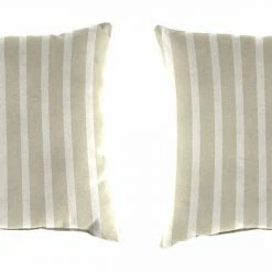 Jordan Manufacturing Outdoor 16" Accessory Throw Pillows, Set Of 2- Sunbrella CAST MIST GLEN RAVEN