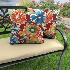 Jordan Manufacturing Outdoor 16" Accessory Throw Pillows, Set Of 2-COLSEN BERRY RICHLOOM