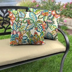 Jordan Manufacturing Outdoor 16" Accessory Throw Pillows, Set Of 2-COPELAND FIESTA RICHLOOM Custom Order Cushions