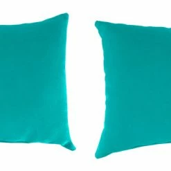 Jordan Manufacturing Outdoor Lumbar Accessory Throw Pillows, Set Of 2- Sunbrella CANVAS ARUBA GLEN RAVEN Custom Order Cushions