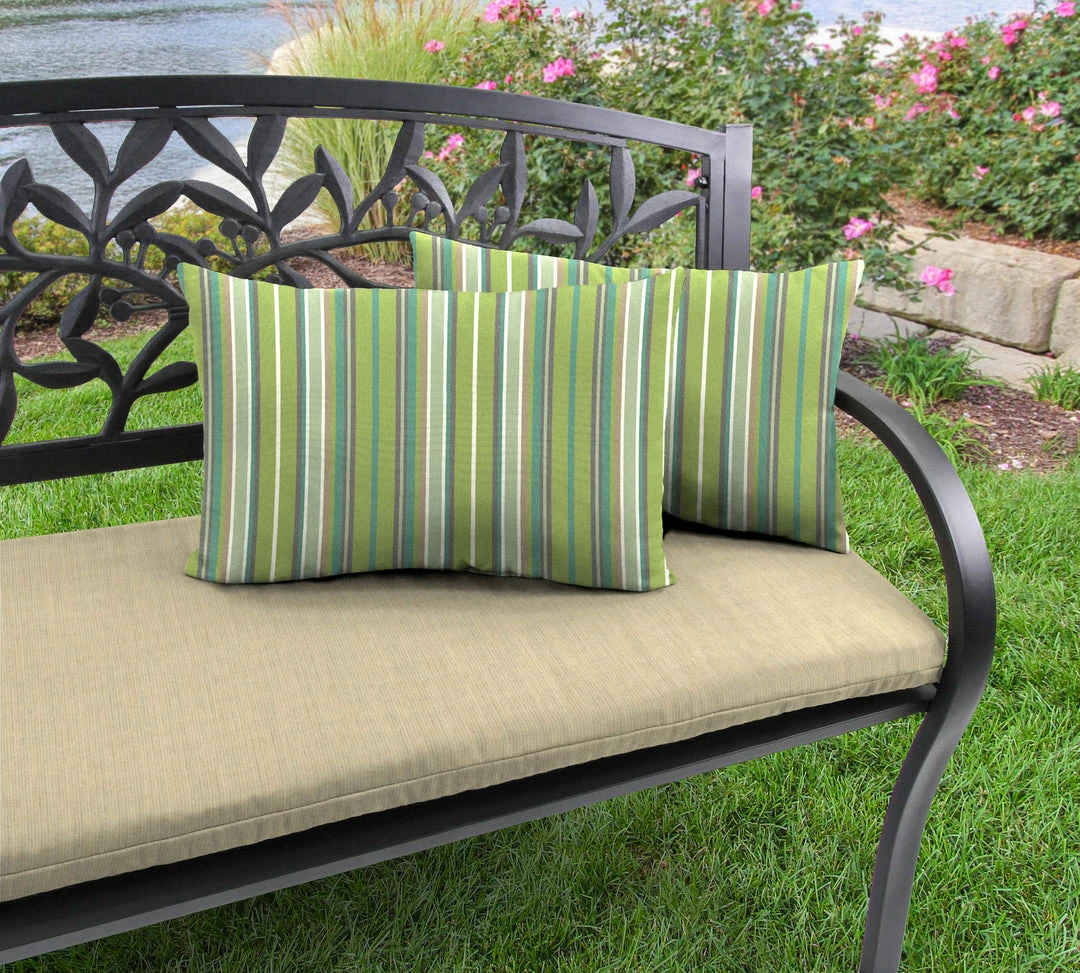 Jordan Manufacturing Outdoor Lumbar Accessory Throw Pillows, Set Of 2- Sunbrella FOSTER SURFSIDE RAVEN Custom Order Cushions 2 Jordan Manufacturing Outdoor Lumbar Accessory Throw Pillows, Set Of 2- Sunbrella FOSTER SURFSIDE RAVEN Custom Order Cushions