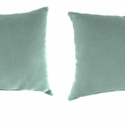 Jordan Manufacturing Outdoor Lumbar Accessory Throw Pillows, Set Of 2- Sunbrella CANVAS SPA ACR GLEN RAVEN