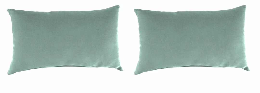 Jordan Manufacturing Outdoor Lumbar Accessory Throw Pillows, Set Of 2- Sunbrella CANVAS SPA ACR GLEN RAVEN 1 Jordan Manufacturing Outdoor Lumbar Accessory Throw Pillows, Set Of 2- Sunbrella CANVAS SPA ACR GLEN RAVEN
