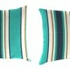Jordan Manufacturing Outdoor Lumbar Accessory Throw Pillows, Set Of 2- Sunbrella TOKEN SURFSIDE GLEN RAVEN