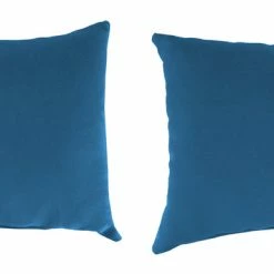 Jordan Manufacturing Outdoor Lumbar Accessory Throw Pillows, Set Of 2- Sunbrella CAVAS REGATTA GLEN RAVEN Custom Order Cushions