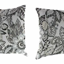 Jordan Manufacturing Outdoor Lumbar Accessory Throw Pillows, Set Of 2-COPELAND NOIR RICHLOOM