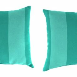 Jordan Manufacturing Outdoor Lumbar Accessory Throw Pillows, Set Of 2-PREVIEW LAGOON Custom Order Cushions
