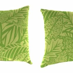 Jordan Manufacturing Outdoor Lumbar Accessory Throw Pillows, Set Of 2-MAVEN LEAF RICHLOOM