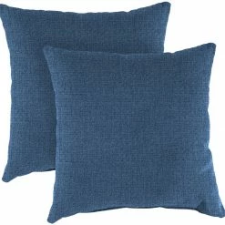 Jordan Manufacturing 20" Outdoor Accessory Throw Pillows, Set Of 2-HUSK TEXTURE CAPRI RICHLOOM