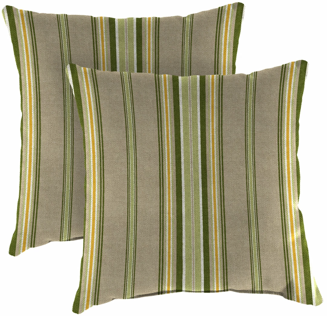 Jordan Manufacturing 20" Outdoor Accessory Throw Pillows, Set Of 2-TERRACE SUNRISE RICHLOOM 1 Jordan Manufacturing 20" Outdoor Accessory Throw Pillows, Set Of 2-TERRACE SUNRISE RICHLOOM