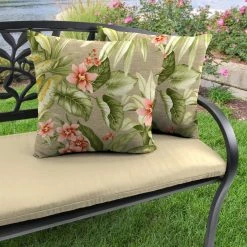 Jordan Manufacturing 20" Outdoor Accessory Throw Pillows, Set Of 2-TAHITI SUNRISE RICHLOOM Custom Order Cushions
