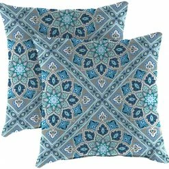 Jordan Manufacturing 20" Outdoor Accessory Throw Pillows, Set Of 2-MEDLO BAY RICHLOOM