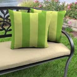 Jordan Manufacturing 20" Outdoor Accessory Throw Pillows, Set Of 2-PREVIEW LEAF RICHLOOM Custom Order Cushions