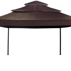 TOPS Gazebo Canopy Replacement BHG Archer Ridge 10x12 FT Brown Gazebo Canopy