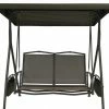 TOPS Garden Treasures 2-Seat Swing Canopy With Canopy Fabric & Frame
