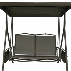 TOPS Garden Treasures 2-Seat Swing Canopy With Canopy Fabric & Frame