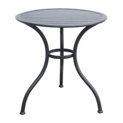 Apollo Outdoor Patio Sets Rochelle 3pc Bistro Set, Black