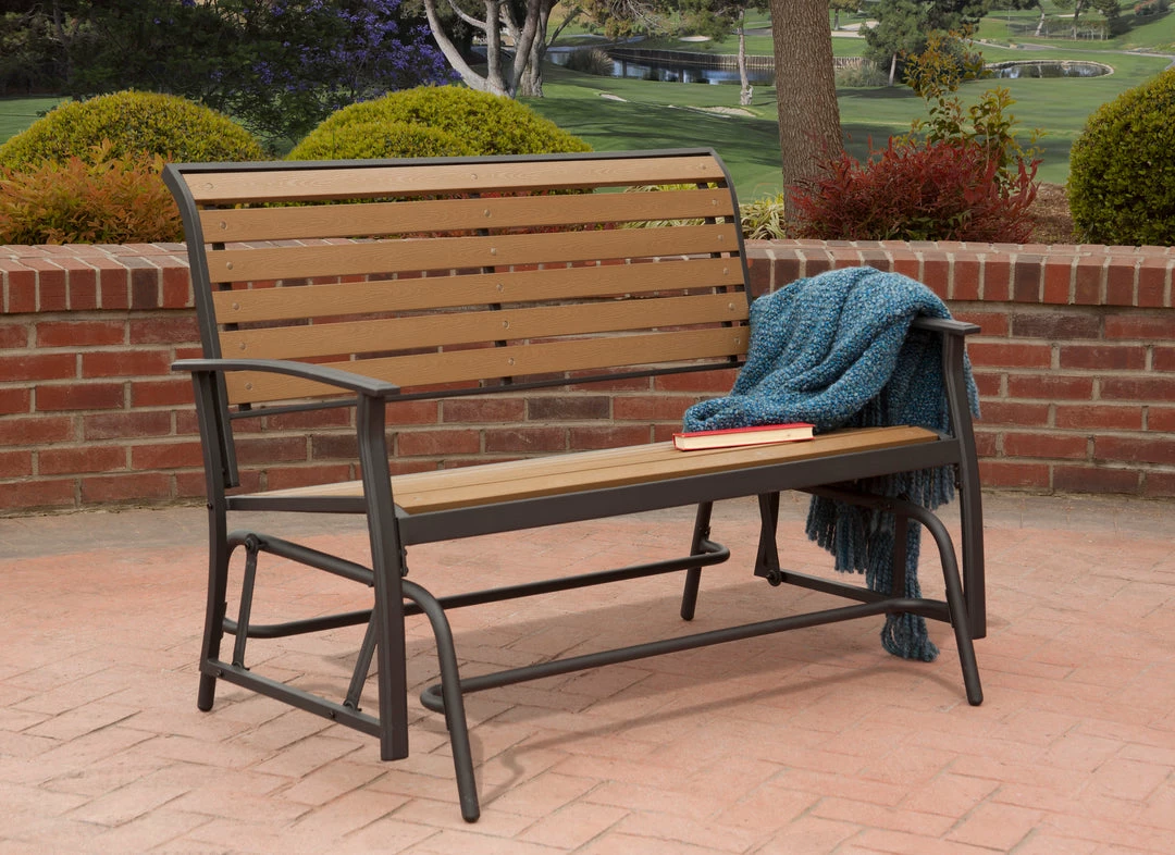 Apollo Outdoor Everwood Harrington Double Glider Outdoor Benches & Seating 1 Apollo Outdoor Everwood Harrington Double Glider Outdoor Benches & Seating