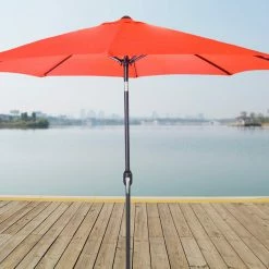 Jordan Manufacturing 9FT Steel Market Umbrella In Melon