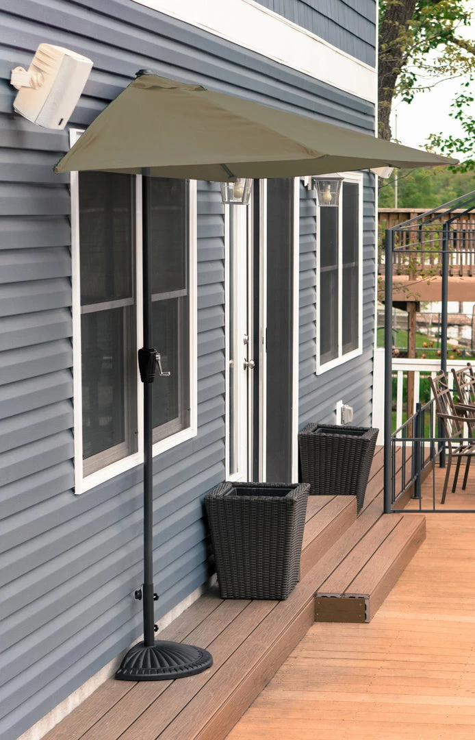 Umbrellas Jordan Manufacturing Steel Market Half Umbrella In Khaki 2 Umbrellas Jordan Manufacturing Steel Market Half Umbrella In Khaki