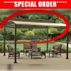 TOPS BHG Sawyer Cove 12x10 FT Barrel Roof Gazebo Canopy