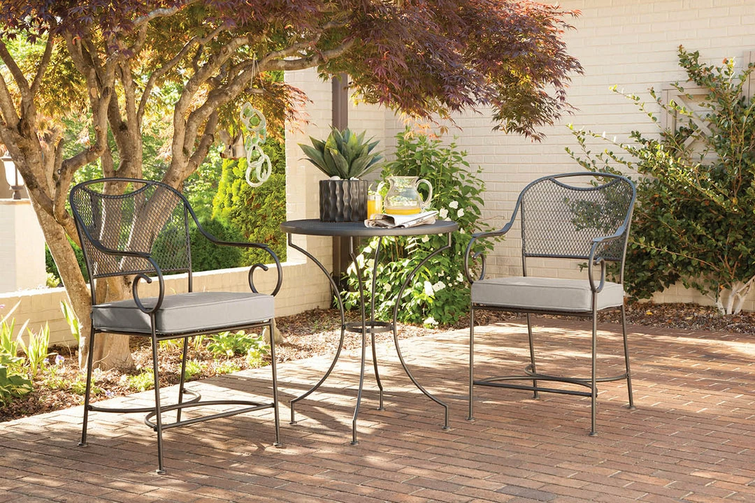 TOPS Birkdale 3 Piece Balcony Set, Tan Patio Sets 1 TOPS Birkdale 3 Piece Balcony Set, Tan Patio Sets
